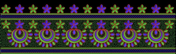 Blouse Design No MSM-053 - Simple Border, U Shape