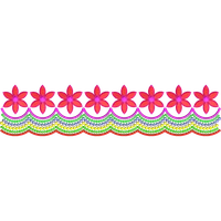 Blouse Design No : HB2001 - Simple Border, U Shape