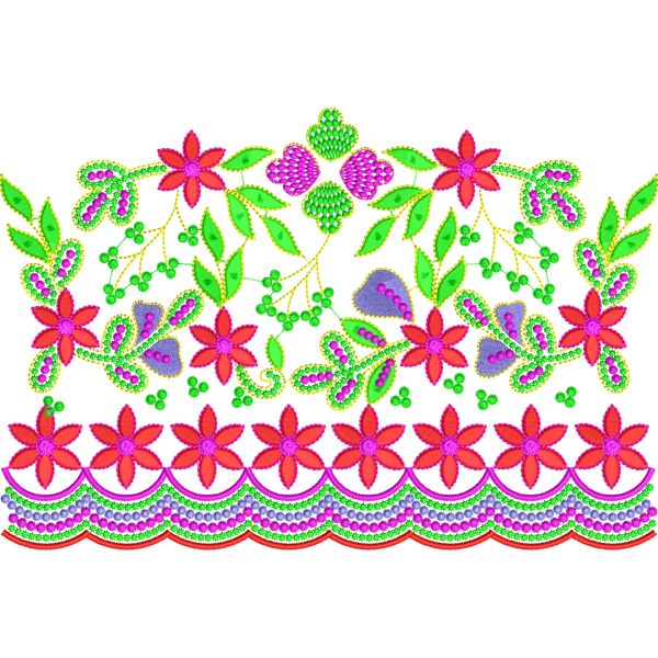 Blouse Design No : HB2001 - Full Sleeve, U Shape