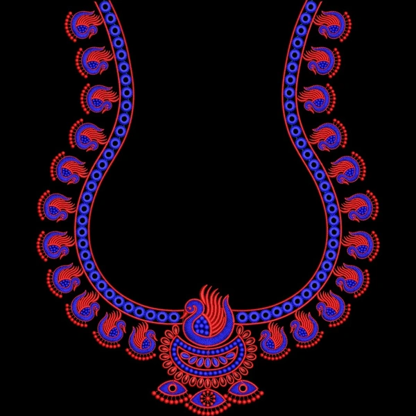 Blouse Design No MSM-059 - U Shape, Simple Border