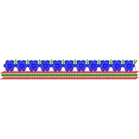 Blouse Design No : HSW-M-098 - Simple Border, U Shape
