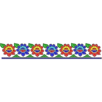 Blouse Design No : HSW-M-099 - Simple Border, U Shape