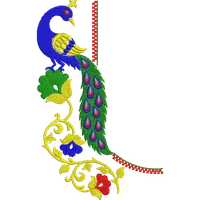 Blouse Design No : HSW-M-117-A - Simple Border, U Shape