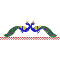 Blouse Design No : HSW-M-117-A - Simple Border, U Shape