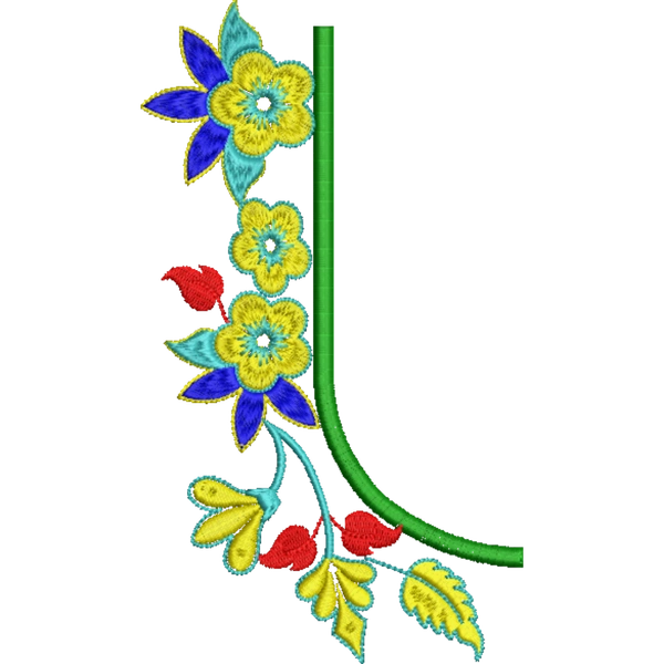 Blouse Design No : HSW-M-136-B - Simple Border