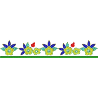 Blouse Design No : HSW-M-136-B - Simple Border