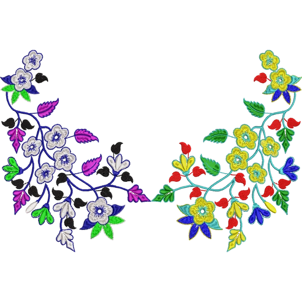 Blouse Design No : HSW-M-136-B - Simple Border