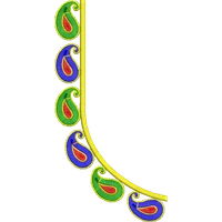 Blouse Design No : HSW-M-149 - Simple Border, U Shape