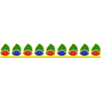 Blouse Design No : HSW-M-153 - Simple Border, U Shape