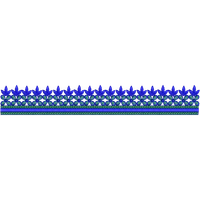 Blouse Design No : HSW-M-164 - Simple Border, U Shape