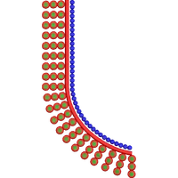 Blouse Design No : HSW-M-177 - Simple Border, U Shape