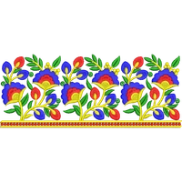 Blouse Design No : HSW-M-303 - Simple Border, U Shape