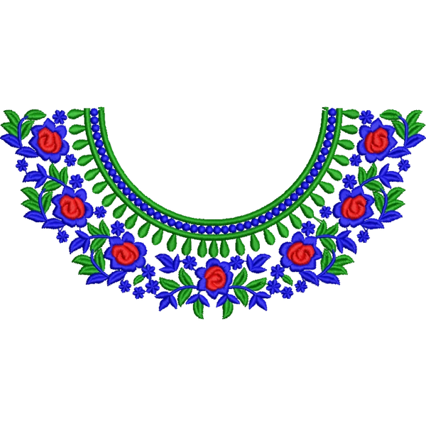 Blouse Design No : HSW PM-22 , Collar Design - Simple Border