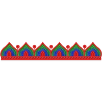 Blouse Design No : HSW PM-30 - Simple Border, U Shape