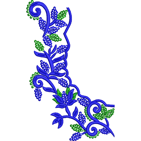 Blouse Design No : HSW PM-32 - Simple Border, U Shape