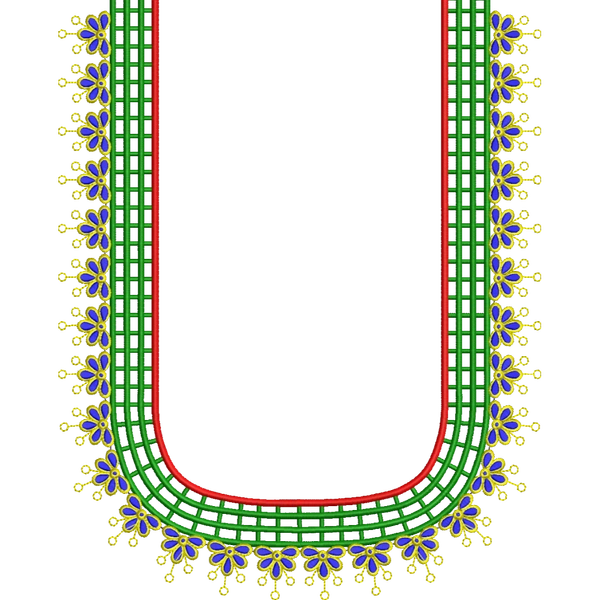 Blouse Design No : HSW PM-34 - U Shape, Full Sleeve