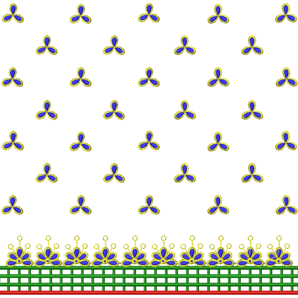 Blouse Design No : HSW PM-34 - U Shape, Full Sleeve