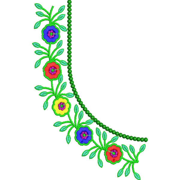 Blouse Design No : HSW PM-38 - Simple Border