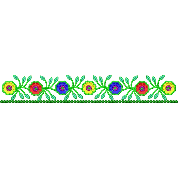 Blouse Design No : HSW PM-38 - Simple Border