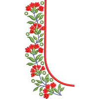 Blouse Design No : JC3317 - Butta, U Shape