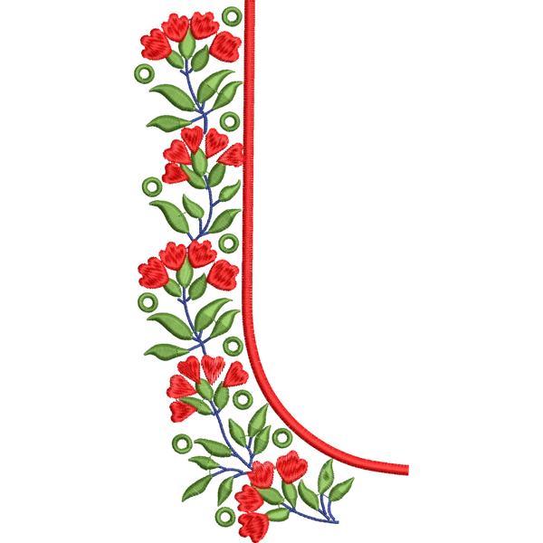 Blouse Design No : JC3317 - Butta, U Shape