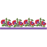 Blouse Design No : JC3862 - Simple Border, U Shape