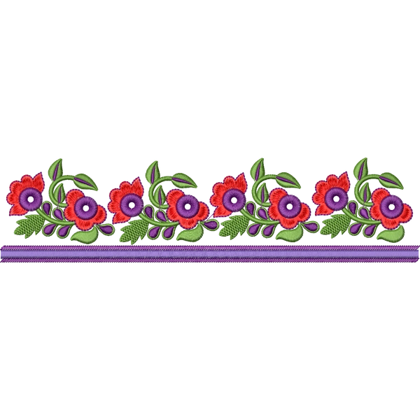 Blouse Design No : JC3862 - Simple Border, U Shape