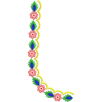 Blouse Design No : JC4880/6 - Simple Border, U Shape