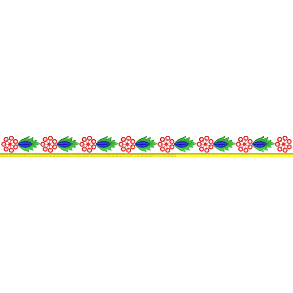 Blouse Design No : JC4880/1 - Simple Border, U Shape