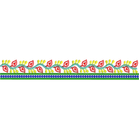 Blouse Design No : MSM-019 - Simple Border, U Shape