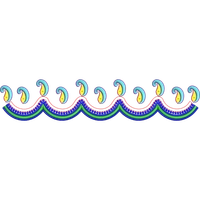 Blouse Design No :MSM - 230 - U Shape, Simple Border