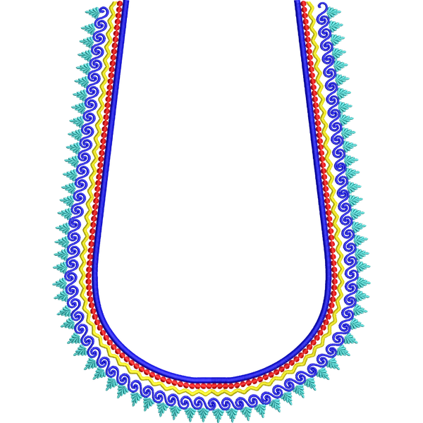 Blouse Design No :MSM - 501 - Butta, U Shape