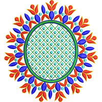 Blouse Design No :MSM - 506 - Butta, Boat Neck