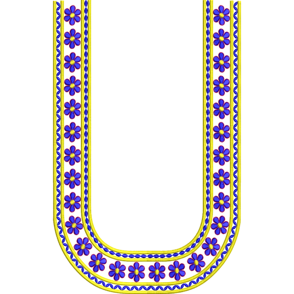 Blouse Design No :MSM - 516 - Full Sleeve, U Shape