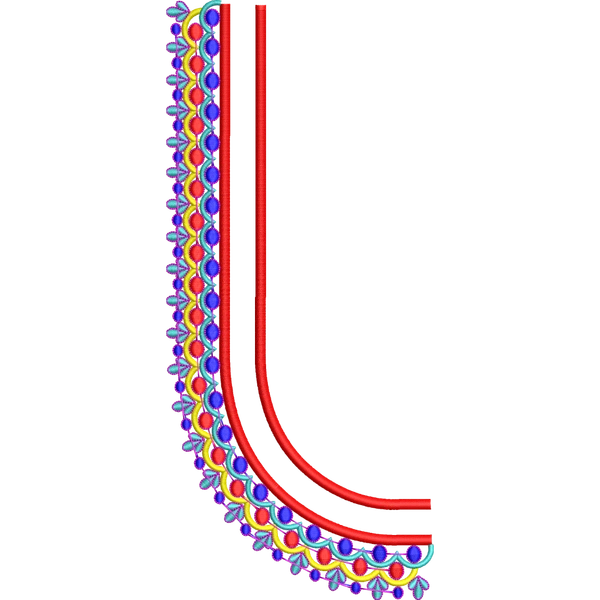 Blouse Design No :MSM - 519 - Simple Border