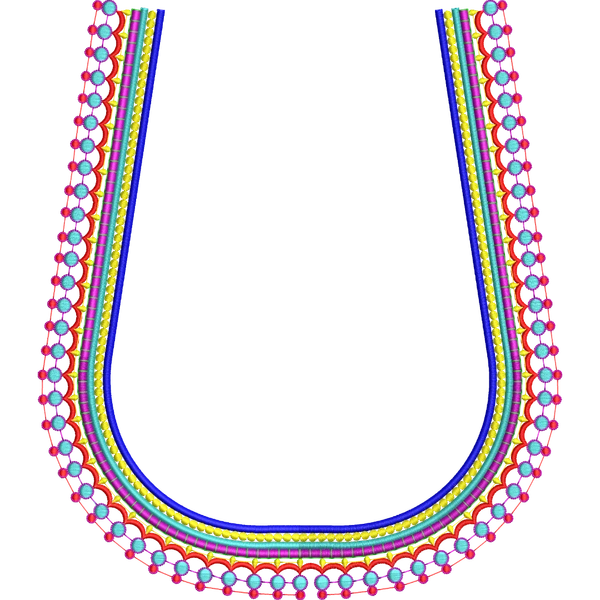 Blouse Design No :MSM - 546 - Full Sleeve, U Shape