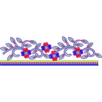 Blouse Design No :MSM - 577 - U Shape, Simple Border