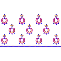 Blouse Design No :MSM - 604 - Butta, U Shape