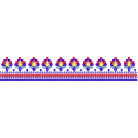 Blouse Design No :MSM - 604 - U Shape, Simple Border