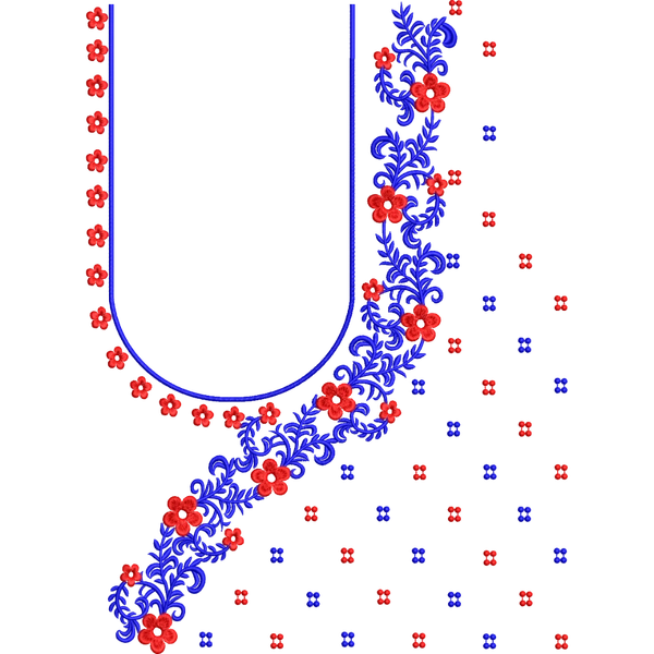 Blouse Design No :MSM - 610 - Full Sleeve, U Shape