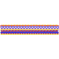 Blouse Design No :MSM - 612 - Simple Border, U Shape