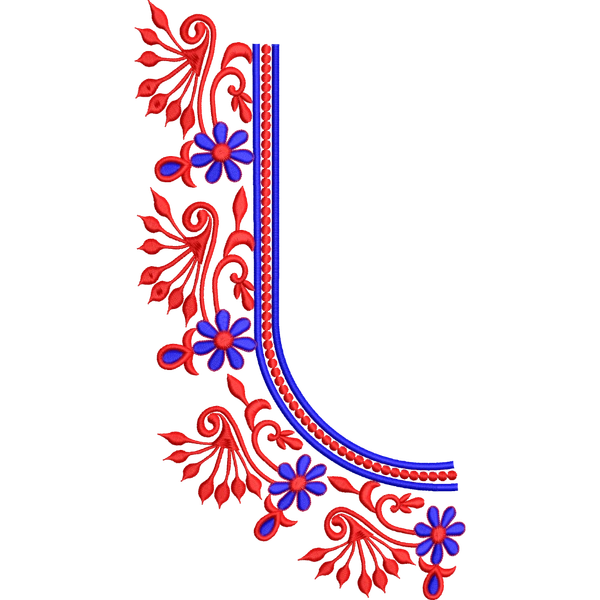 Blouse Design No :MSM - 614 - Simple Border