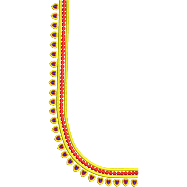 Blouse Design No :MSM - 615 , Peacock - Butta, U Shape