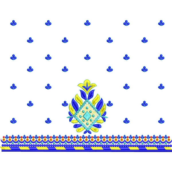 Blouse Design No :MSM - 619 - Full Sleeve, U Shape