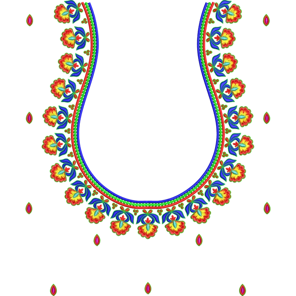 Blouse Design No :MSM - 637 - Full Sleeve, U Shape