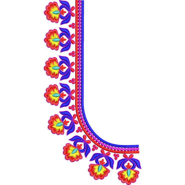 Blouse Design No :MSM - 637 - Full Sleeve, U Shape