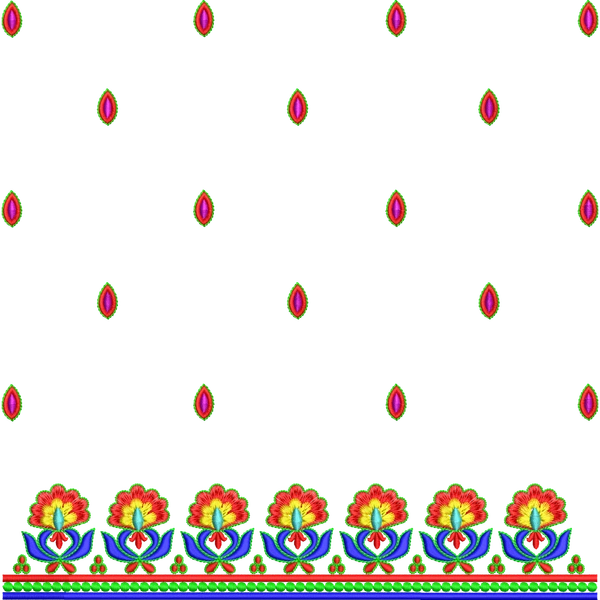 Blouse Design No :MSM - 637 - Full Sleeve, U Shape