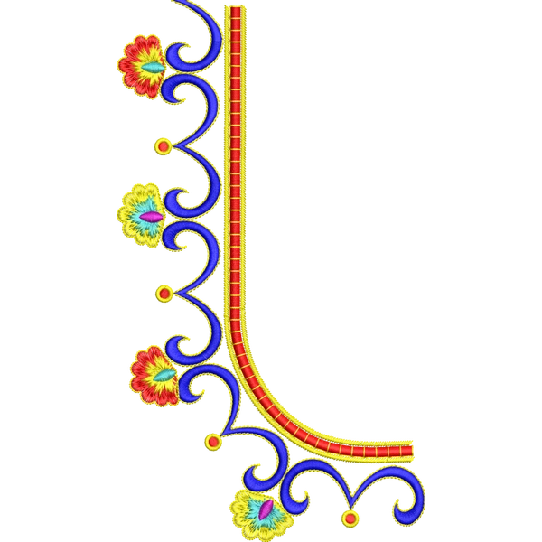 Blouse Design No :MSM - 638 - Full Sleeve, U Shape