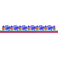 Blouse Design No :MSM - 642 - Simple Border, U Shape