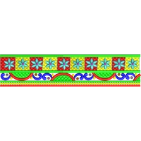 Blouse Design No :MSM - 650 - Simple Border, U Shape